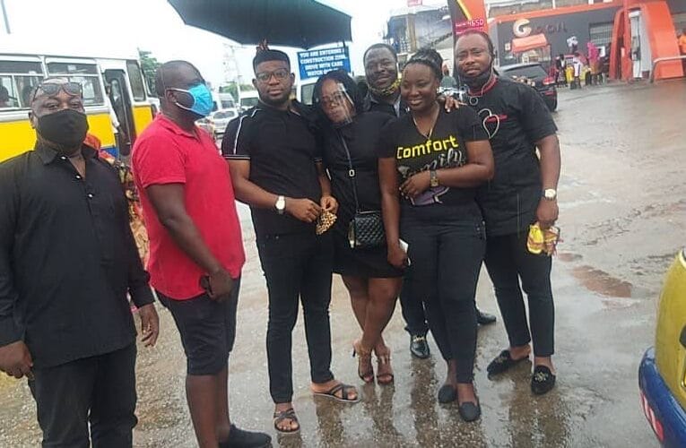 Wow! DJ Amess Goes “Home” Today: Check The Coffin Onua 95.1FM Bought For Him