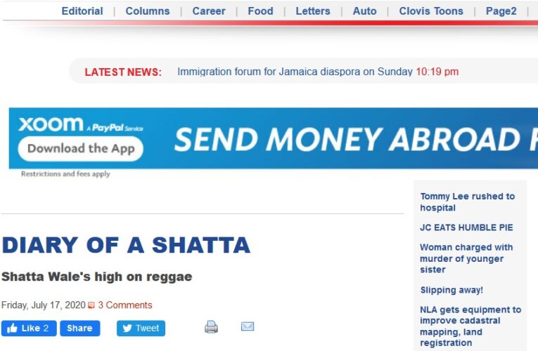 Good News – Shatta Wale Trends In Jamaican News Again But…
