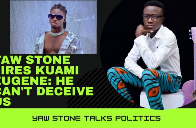 Video + Yaw Stone Fires Kuami Eugene! He Is Pulling Up A Stunt But He Can`t Deceive Us As He Talks Politics