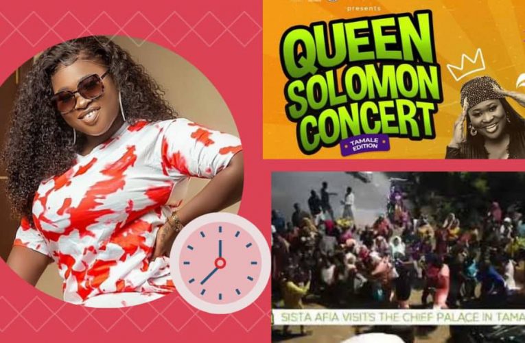 Video + How Sista Afia Missed “King Solomons” at Her “Queen Solomon” Concert In Tamale