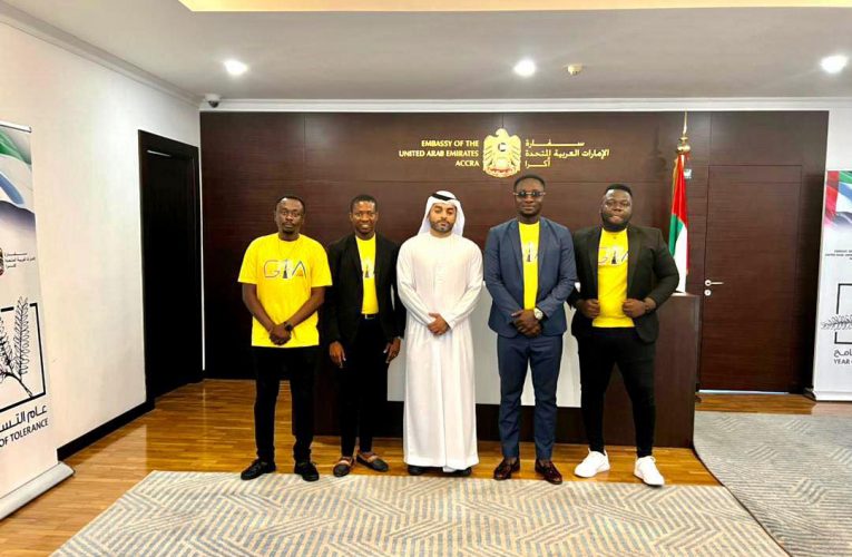 Photos: Ghana Music Awards Dubai Organizers Meet UAE Ambassador To Ghana