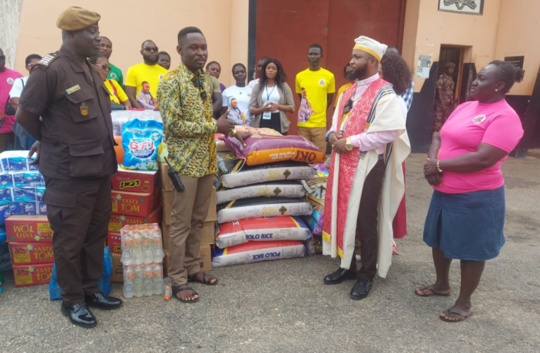 Bishop Saam David Extends Generous Donation to Nsawam Prison Inmates